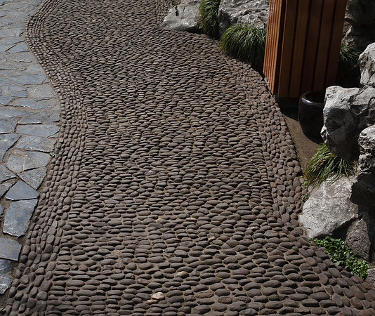 Pebble Stream Path