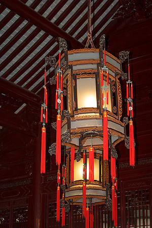 Lamps with tassels