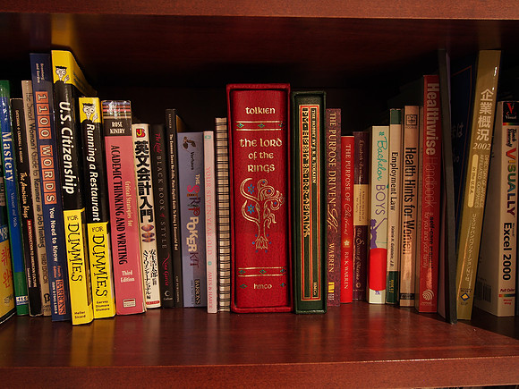 Olympus OM-D E-M5 Bookshelf-4_ISO 400_1.6 sec at f - 5.6_OLYMPUS M.14-42mm F3.5-5.6 II R at 15 mm