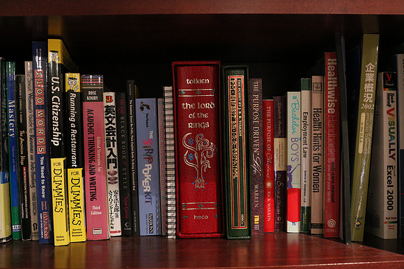 70d Bookshelf-10_ISO 3200_1-8 sec at f - 4.0_EF24-70mm f-2.8L II USM at 24 mm
