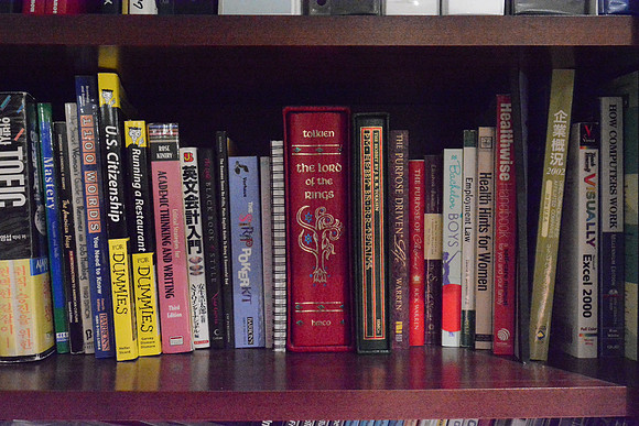 D7100 Bookshelf-24_ISO 25600_1-13 sec at f - 10_24.0-70.0 mm f-2.8 at 26 mm