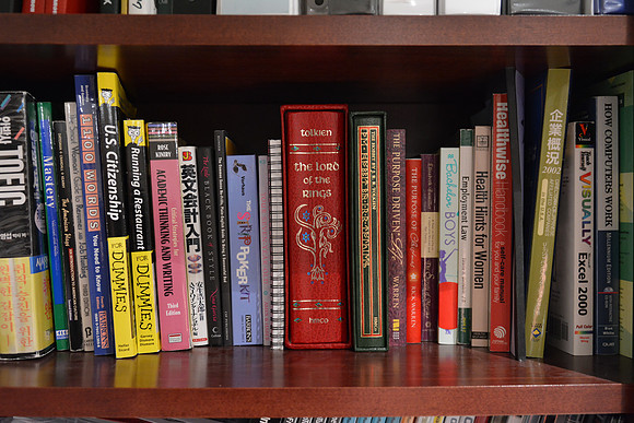 D7100 Bookshelf-12_ISO 1600_1-8 sec at f - 2.8_24.0-70.0 mm f-2.8 at 26 mm