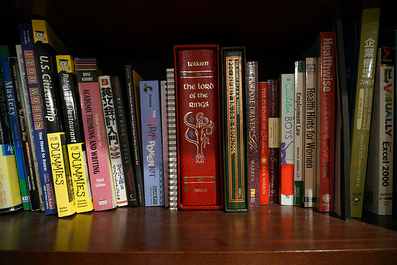 A7R2 Bookshelf-3_ISO 100_6.0 sec at f - 5.6_FE 24-70mm F4 ZA OSS at 24 mm