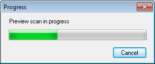 Scan in progress