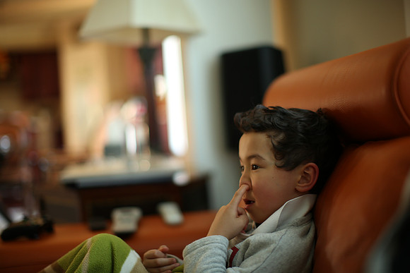 Kai watching Kiki-34