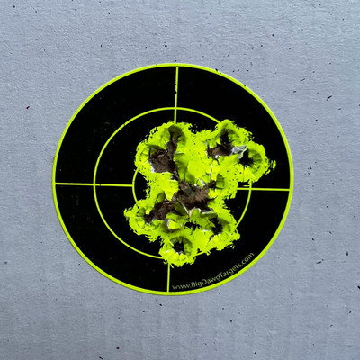 10 yards Full Mag < 2 inches