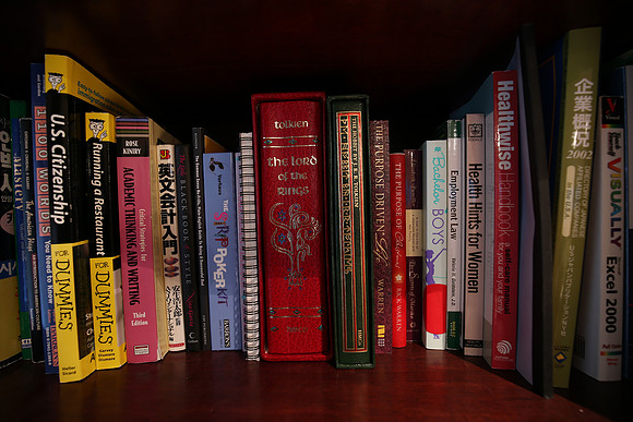16-35m Bkshelf-1_ISO 100_4.0 sec at f - 4.0_EF16-35mm f-4L IS USM at 16 mm